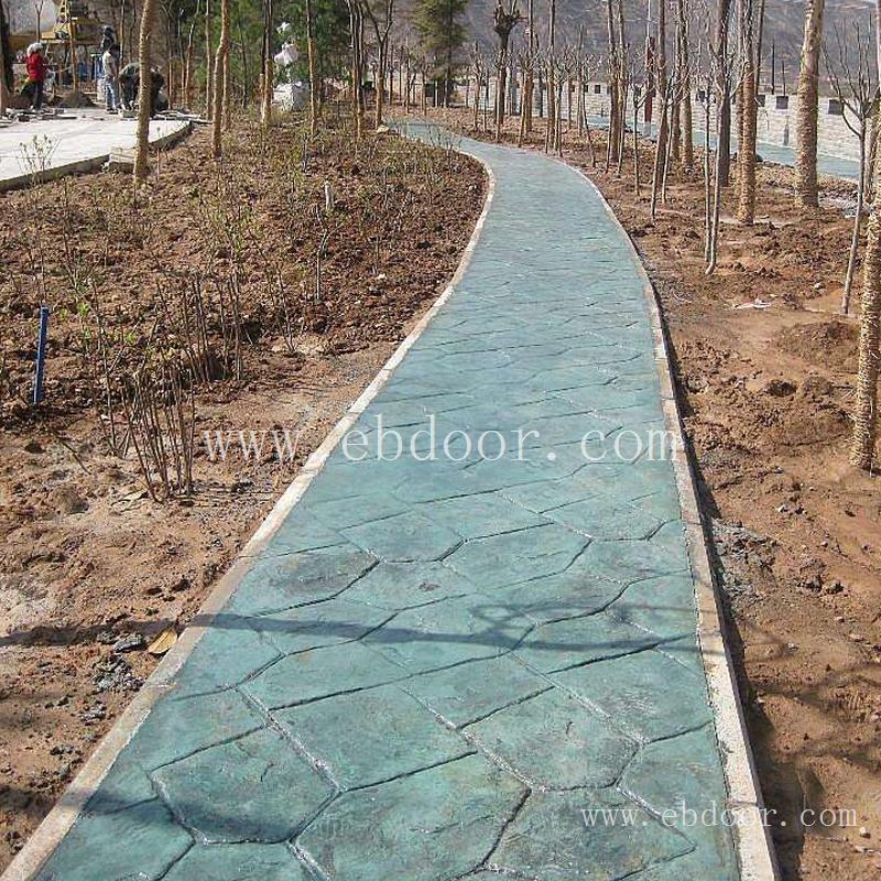 万州区 彩色压印砼材料  混凝土压印地坪 混凝土压花地坪厂家