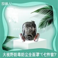 全面型防毒面具 大视野防毒面具 配滤毒罐面具  消防救援面罩