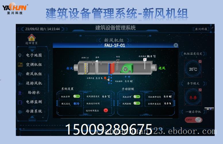 空调自控系统PLC自动化控制系统楼宇BA自控系统