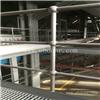球形立柱生产标准 龙沙区工厂平台球形栏杆 带角度立柱可定做
