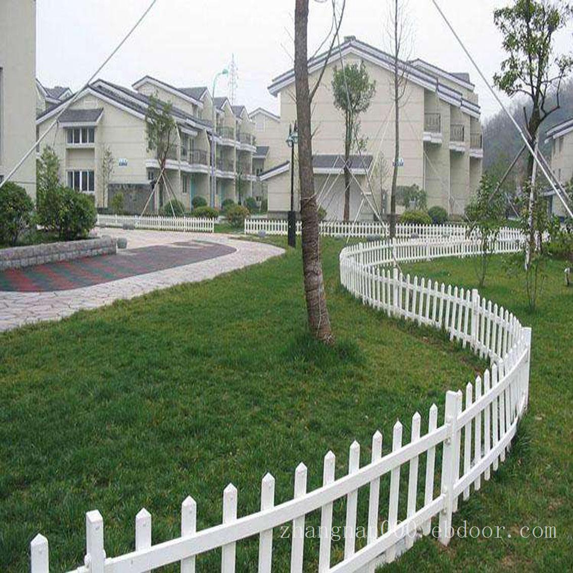 加工定制大连庭院塑钢栅栏|大连PVC围墙栅|大连白色塑钢栅栏