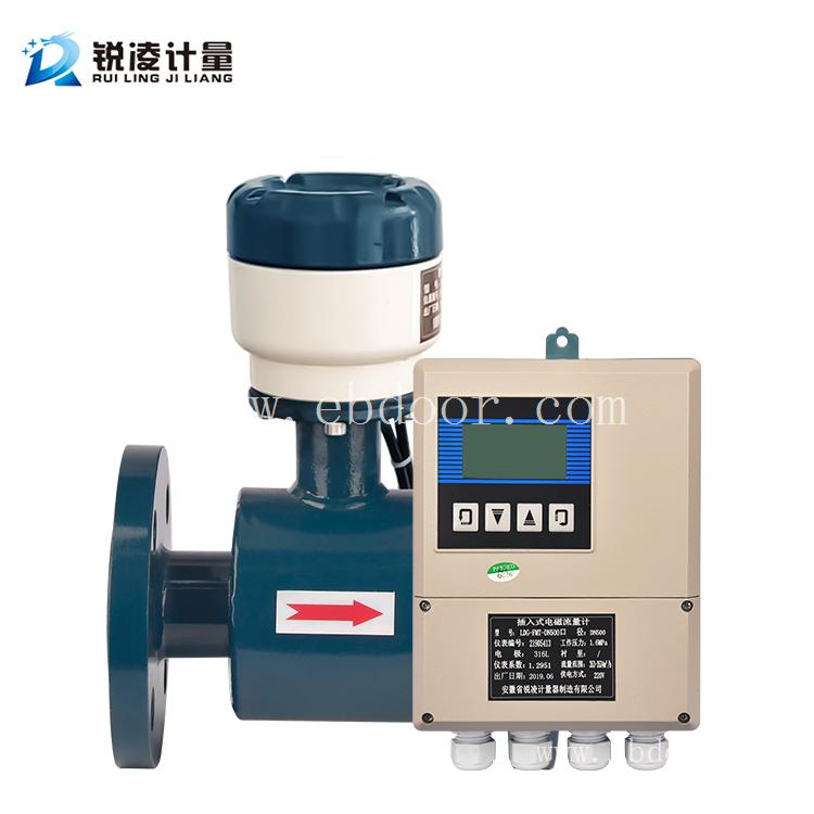 锐凌ldg盐酸用电磁流量计 电磁流量计dn300 无线电磁流量计 