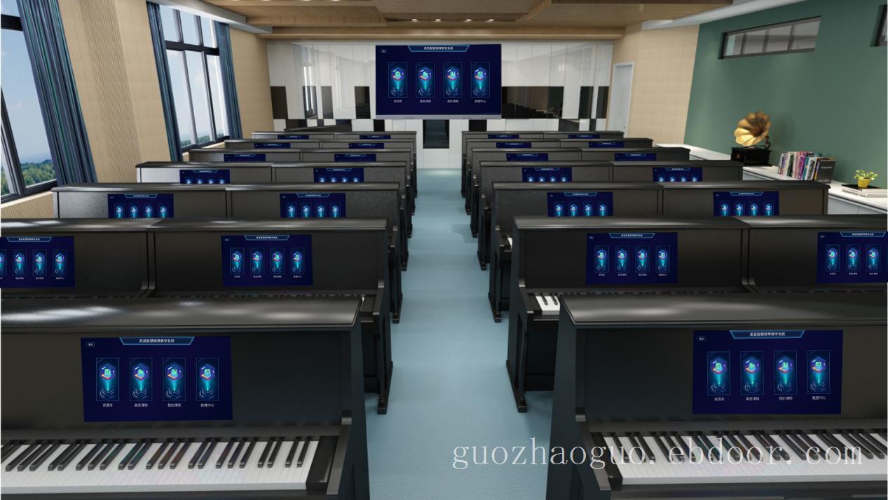 学院钢琴教室改造-智慧全息电钢琴互动教学系统
