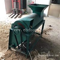 食用菌菌棒粉碎机视频 小型电动菌袋分离机 多用途废菌包打碎机