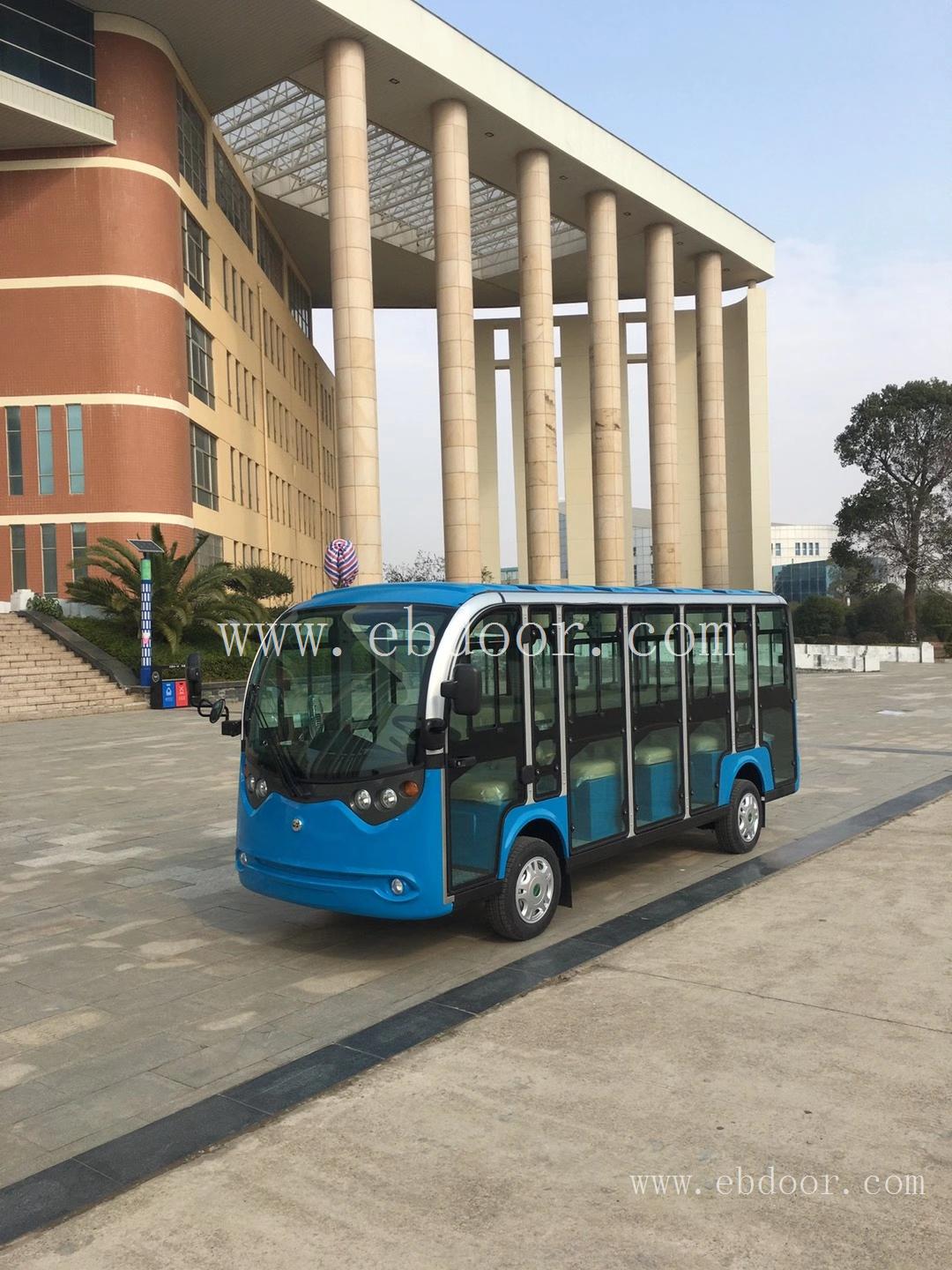 11座封闭式观光车 四轮电动观光车规格齐全质量保证