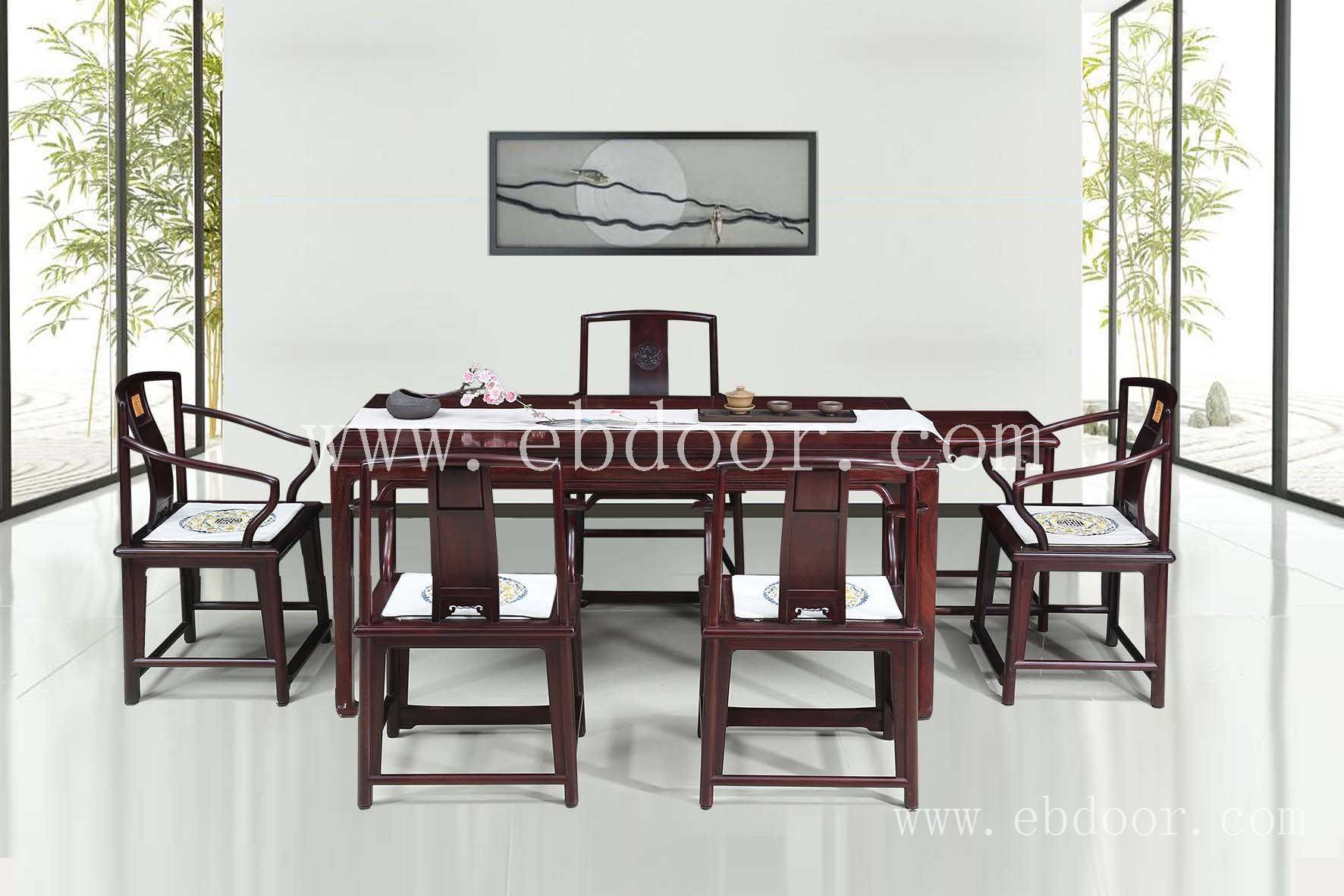 西安红木家具，红酸枝茶台