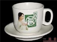 陶瓷咖啡杯碟批发 定做广告咖啡杯碟 