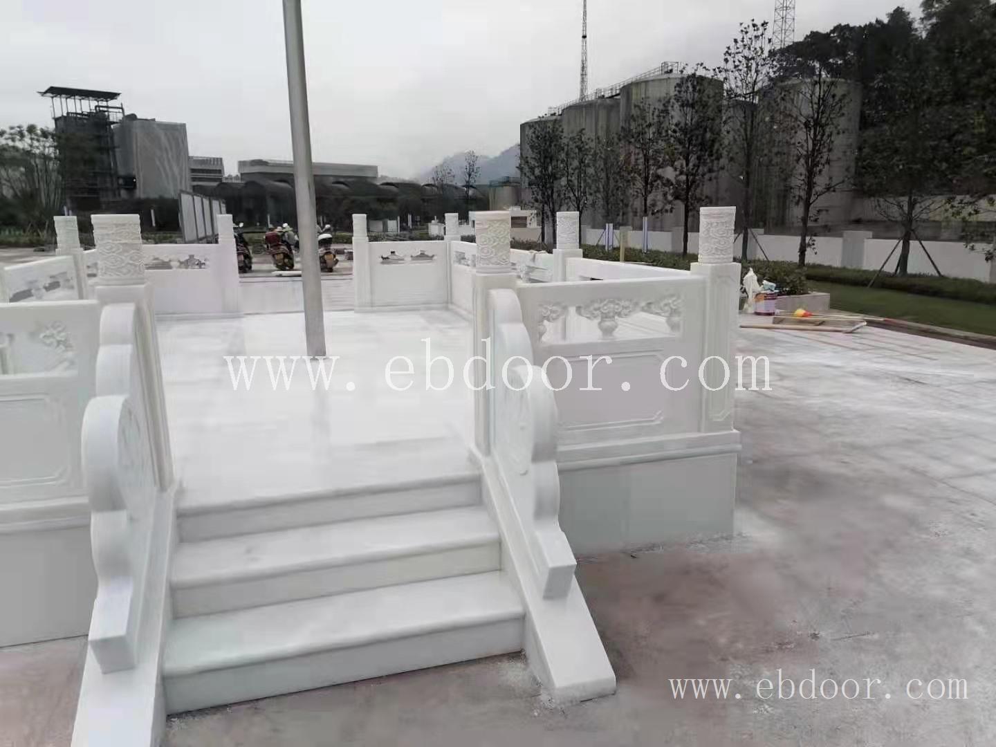 黔西南汉白玉旗台安装_黔西南旗台雕刻厂_黔西南学校升旗台定制