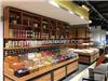 四川超市货架销售-钢木蜜饯靠墙柜