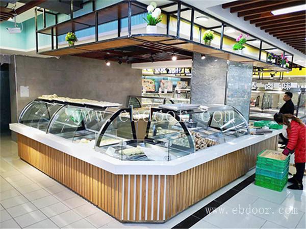 重庆超市货架哪家好 云南生鲜货架厂家 德阳熟食展示柜多少钱
