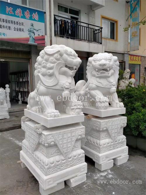 成都广场汉白玉麒麟雕刻