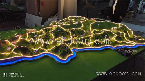 四川多媒体地形地貌沙盘模型设计