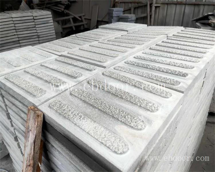 成都芝麻黑盲道砖改料加工