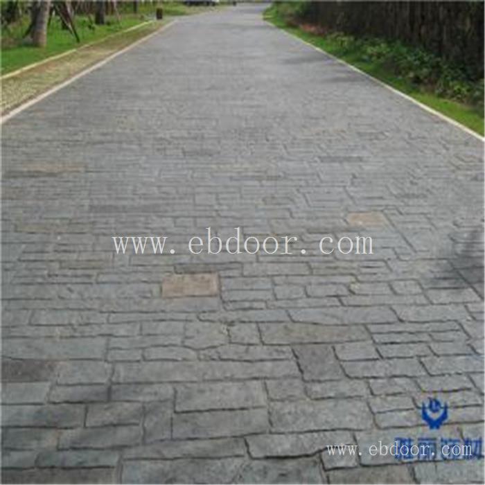 成都河道压印地坪工程