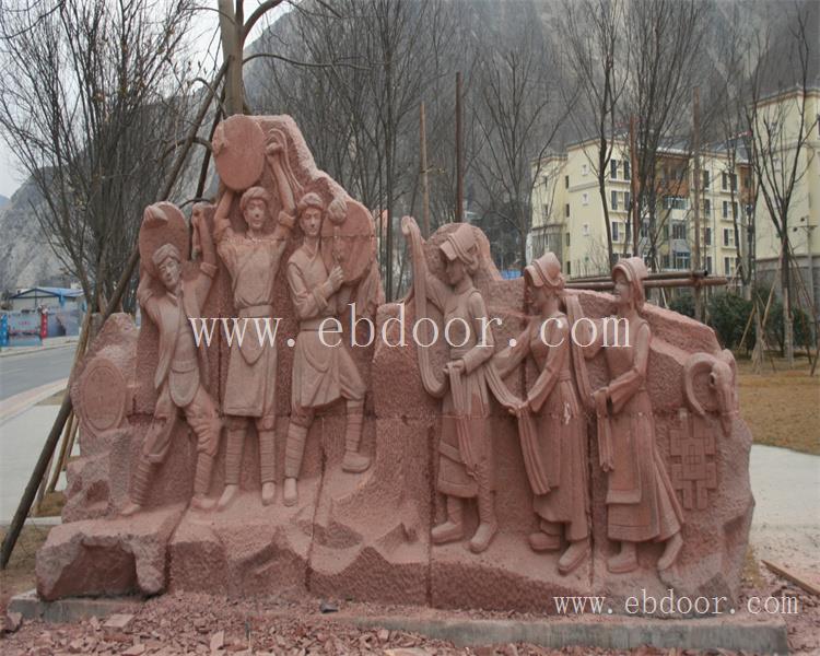 德阳广场不锈钢雕塑施工