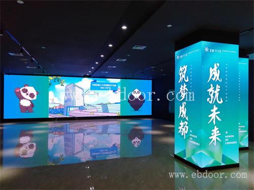 成都弧形COB显示屏安装