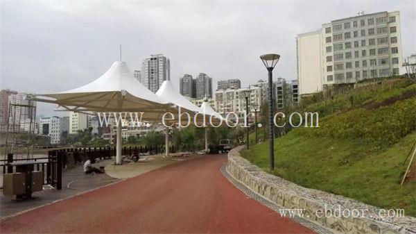 成都户外膜结构汽车棚定制