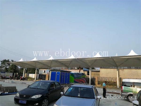 绵阳张拉充电桩膜结构安装