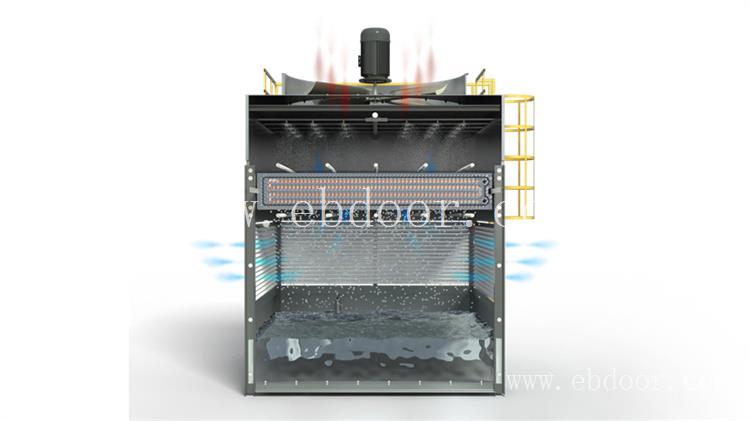 西安板式密闭冷却塔设计