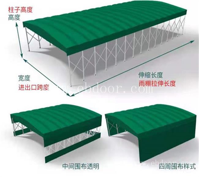 西安电动推拉蓬价格