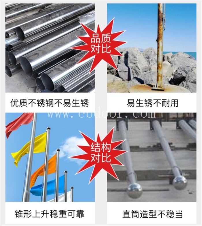 河南锥形旗杆安装