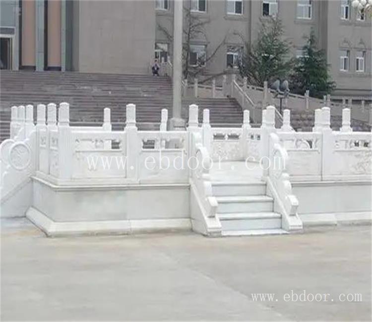 雅安室外汉白玉旗台安装