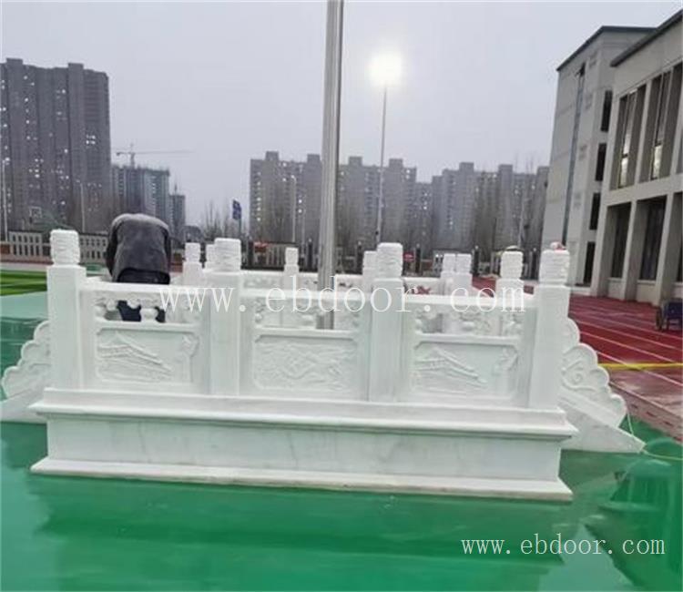 雅安学校汉白玉旗台厂家