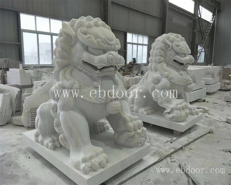 西藏园林汉白玉狮子厂家