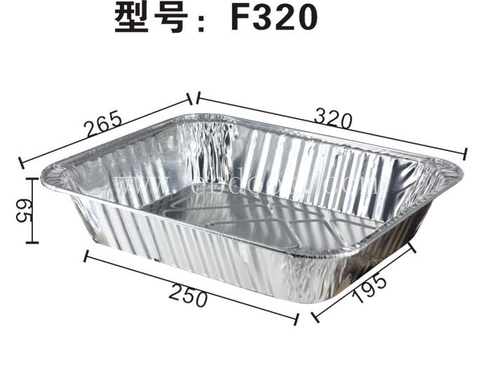 外卖方形铝箔餐盒厂家