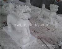雅安寺庙汉白玉石狮子加工