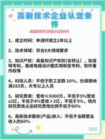 高新技术企业申报认定