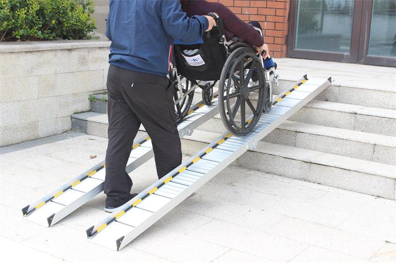 智行无障碍XPB-SZ铝合金残疾人轮椅坡道板