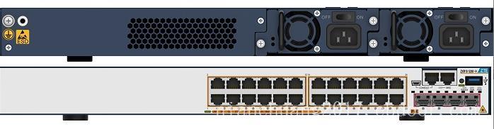 ZXR10 5260-28TD-H-AC 24口全千兆智能接入交换机