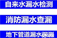 上海浦东老港消防管道漏水检测 查地下水管漏水 自来水管测漏 检测埋地暗管漏水