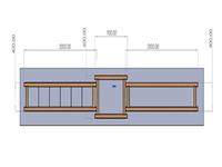 仿木花箱110x60x50