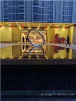 合肥新建筑入口雕塑 莫比乌斯环 水景雕塑制作