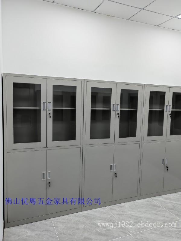 佛山钢制文件柜档案密集柜拆装双柱移动密集架资料柜工厂