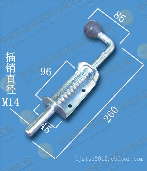 供应工业门地插销，车间门地插销，弹簧插销，大门插销