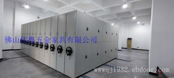 广西钢制办公家具密集柜生产木侧板钢制书架钢制储物柜厂家