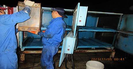 青浦区大型厨房脱排油烟机清洗-大型净化器清洗