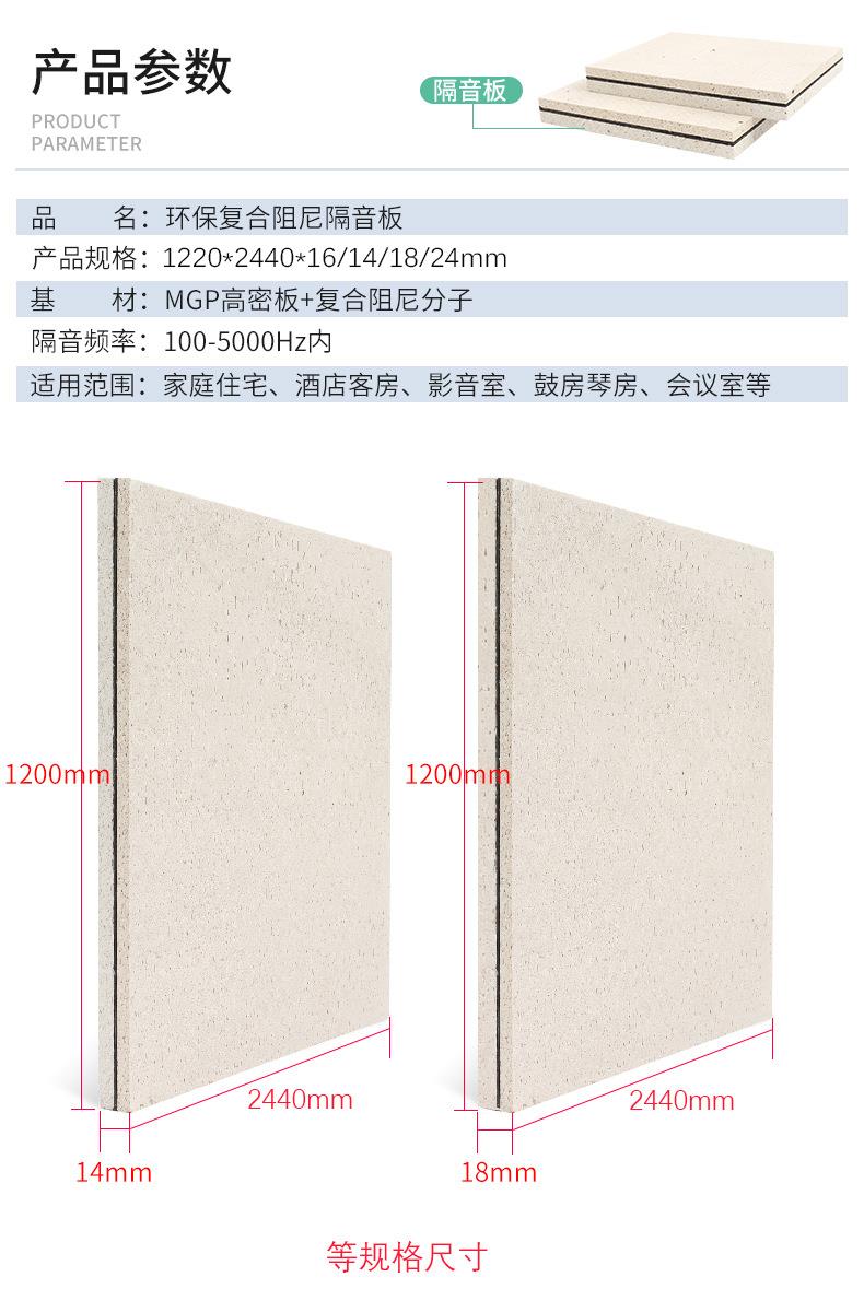 墙面隔音材料吊顶降噪隔音板
