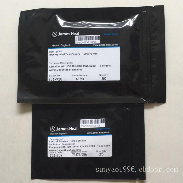 JAMES-HEAL706-709酚黄测试控制布 进口实验用品