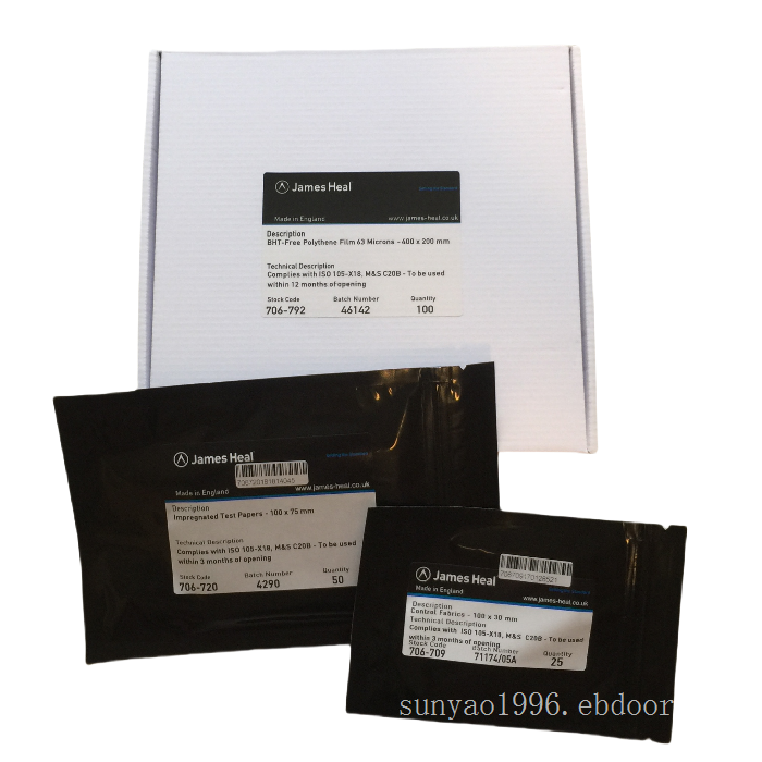 James Heal706酚黄测试纸酚醛泛黄控制布测试膜