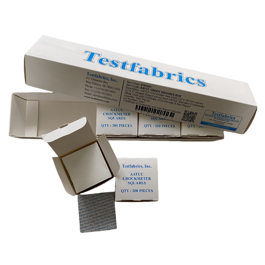 美标AATCC标准摩擦布色牢度白小棉布料酒精布磨擦布测试布