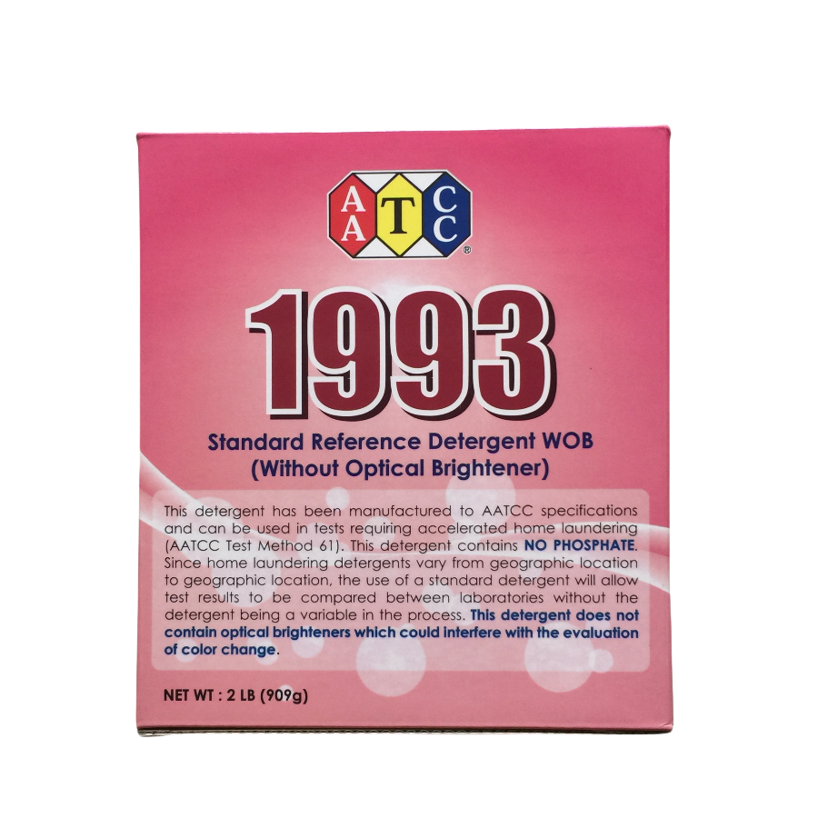 aatcc洗衣粉1993WOB标准洗涤剂洗衣粉美标水洗牢度测试专用洗衣粉