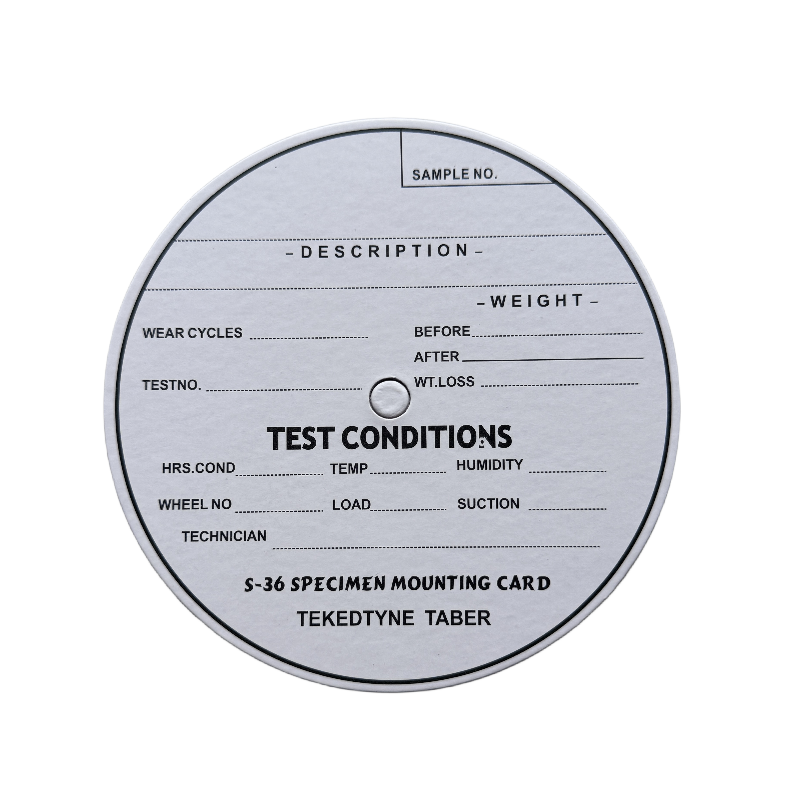TABER贴纸 S-36贴纸 TABER磨耐机专用贴纸 试件标签 不干胶贴纸