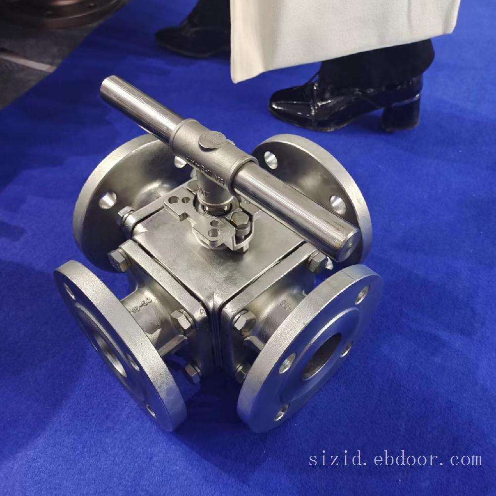 进口气动四通球阀-LL型换向阀-高压流体循环切换系统