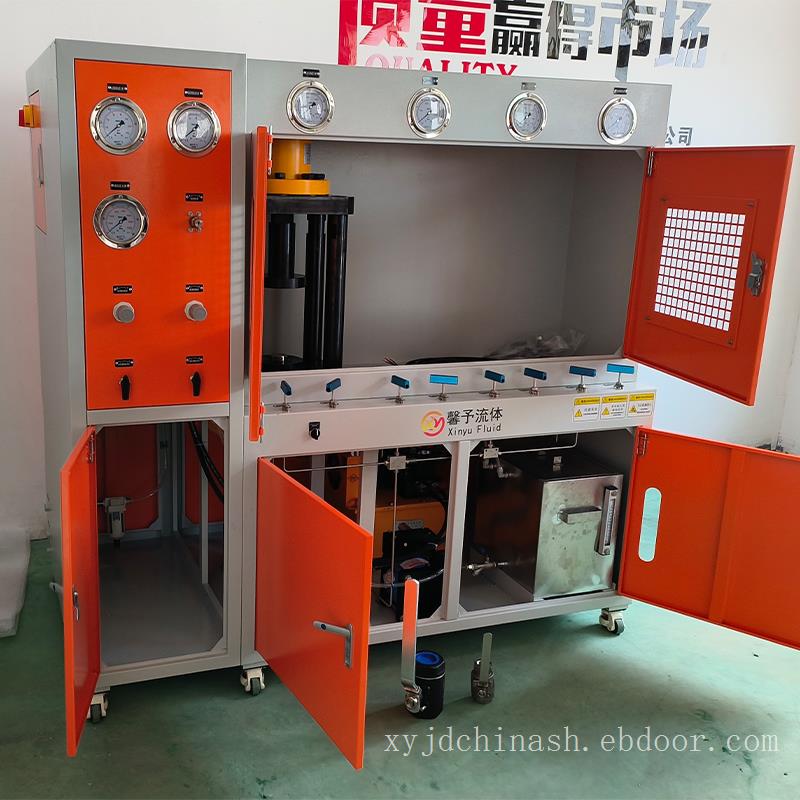水压检测试验台水压静压试验机阀门配件堵头测试试验台厂家设计