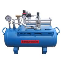 空气增压泵气驱动大流量空气增压系统16bar氮气增压器系统供应