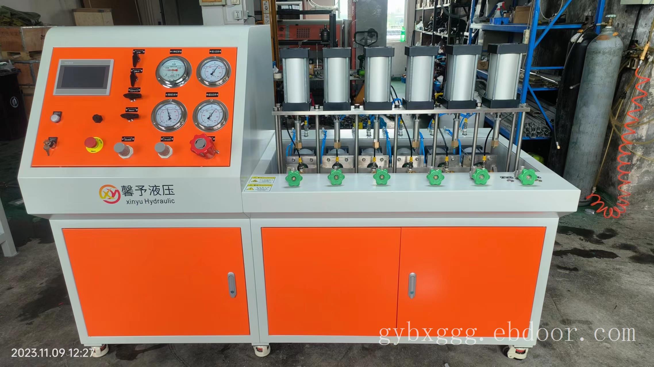 瓶阀气密性试验机胶管脉冲试验台汽车管材气密性泄漏试验台供应